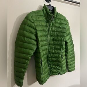 Rei co op green puffer coat women’s medium